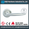 Poignée de porte classique en acier inoxydable avec rose ronde pour porte extérieure - DDSH157 