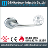 SSS316 Poignée de porte solide incendie avec rose de type bouche pour porte en bois - DDSH055