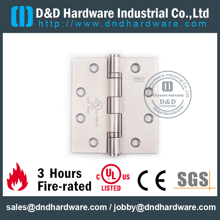 4.5x4x3 Hardware à charnière de la porte 2BB de porte de porte