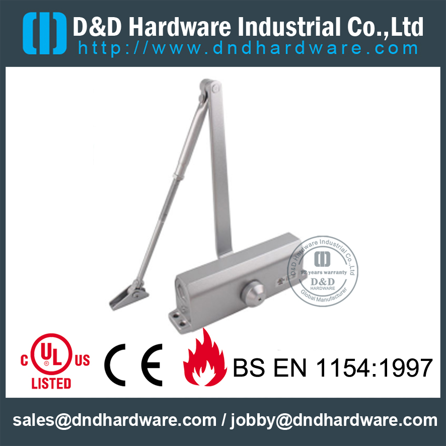 Aluminium 80-120 kgs Durable Fire Classé Porte à Closer -D & D Hardware