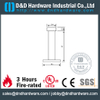 Porte-porte murale cylindrique à long terme en acier inoxydable pour la porte des toilettes - DDDS056