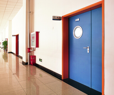 Solution matérielle de porte cotée en feu