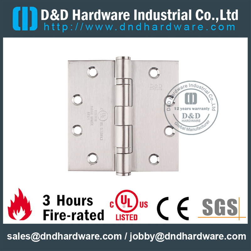 Charnière de porte coupe-feu SS 4 à roulement à billes-DDSS002