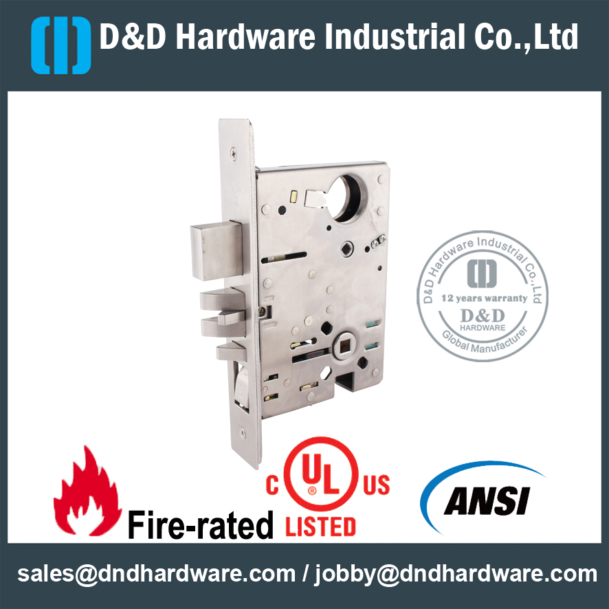 LOCK DE MORTIE AVEC UL LISTE-DR & D HARDWAWWare