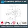 Charnière affleurante à courant alternatif SS316 pour porte en métal-DDSS027