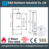 Acier inoxydable 304 serrure de mortuation pour la salle de bain / wc porte-ddml006 