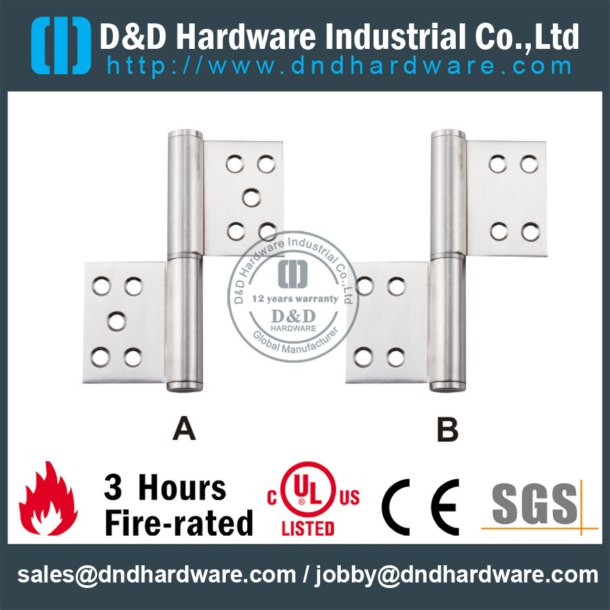 SUS316 Hardware à charnière de la porte du drapeau SUS316
