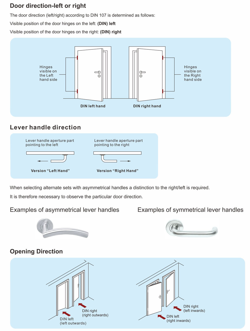 Poignée de levier de porte de fonte en acier inoxydable 316 polonais pour porte en métal creuse-DDSH015