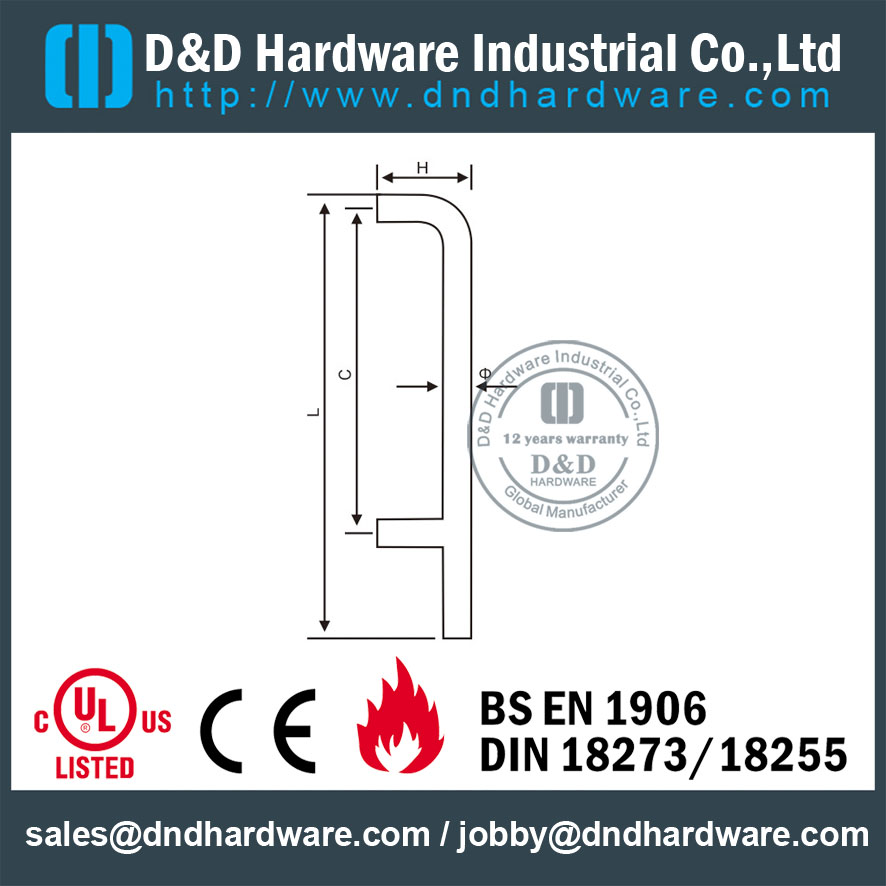 316 poignée poignée-D & D Hardware
