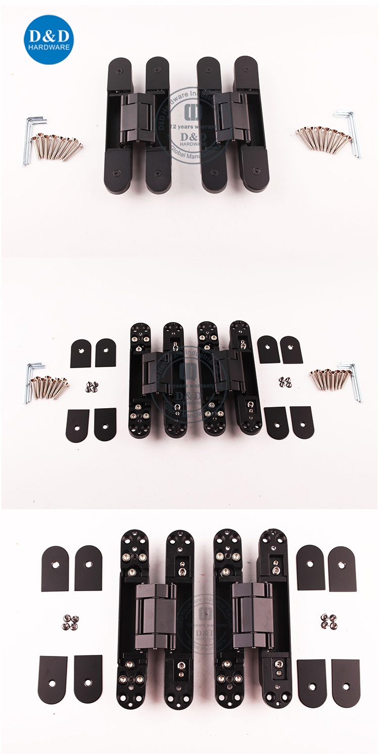 Black Minced Door Hinge-D & D Hardware