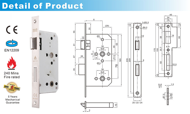 Salle de bain Lock-DDML012-D & D