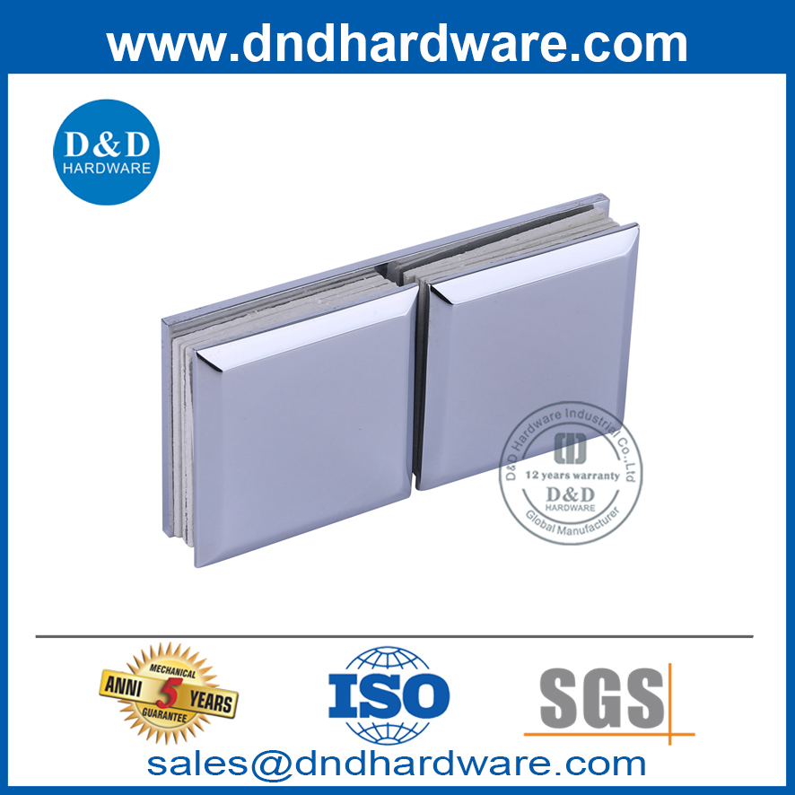 180 degrés standard SUS316 Porte de porte en verre rond Clip-ddgc006