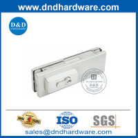 Chine Factory Glass Door Lock Patch Raccord avec cylindre et clé-DDPT004