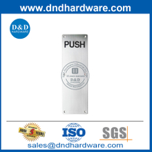 Plaque de poussée en acier inoxydable de haute qualité pour la porte en bois extérieure-DDSP005