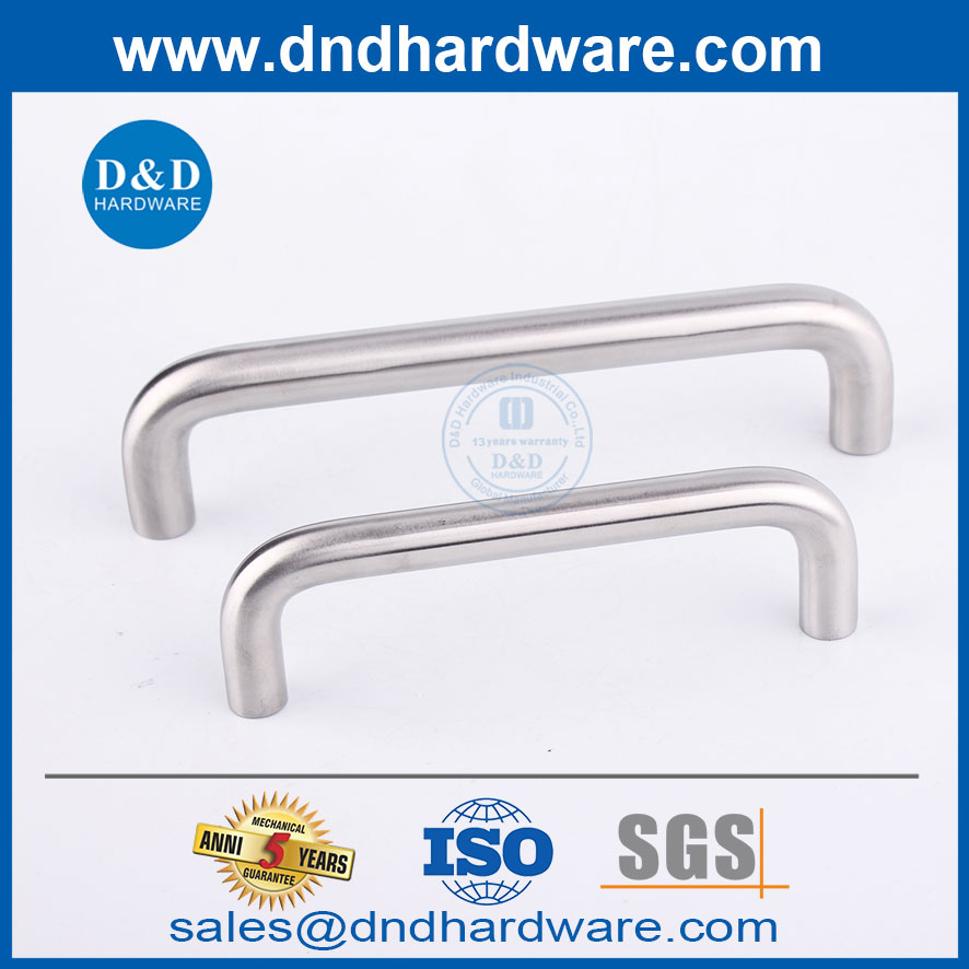 304 Poix de meubles en argent en acier inoxydable pour placard-ddfh003