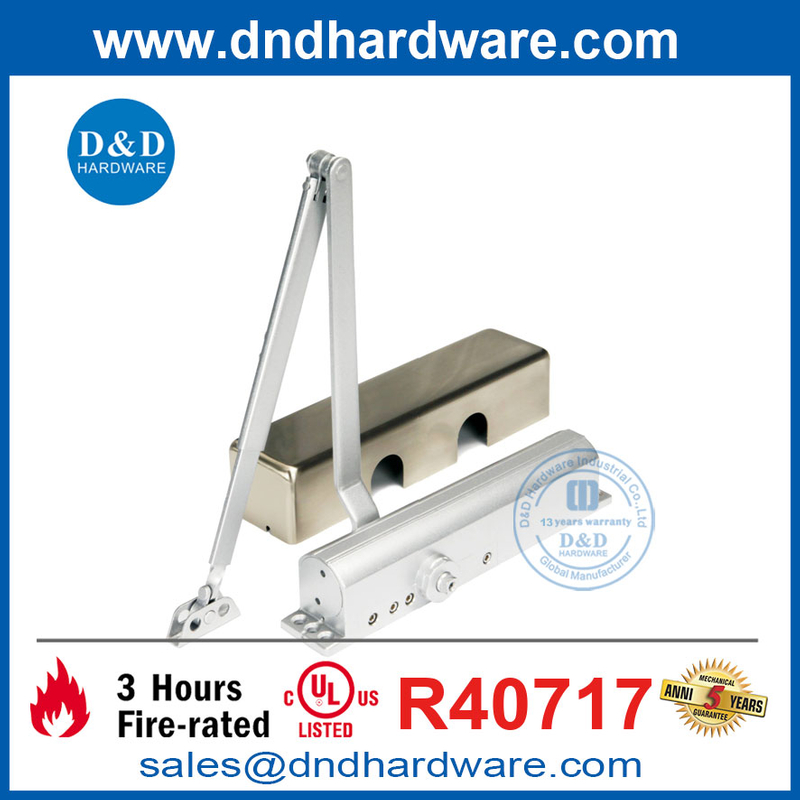Sécurité UL ALLIAGE ALLIAGE DIVRIOIRES DIVRAISONS FIRE CLUS ÉLECTRÉE PORTE INTERNE CLOSSER-DDDC043