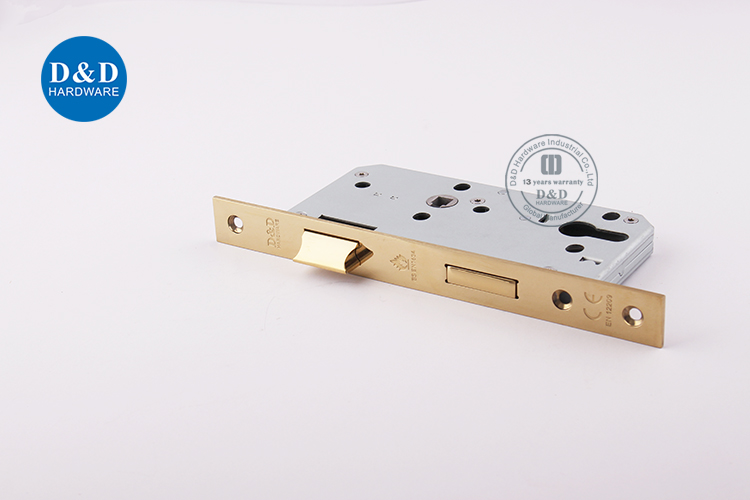 serrure de porte en laiton polie verrouillage 
