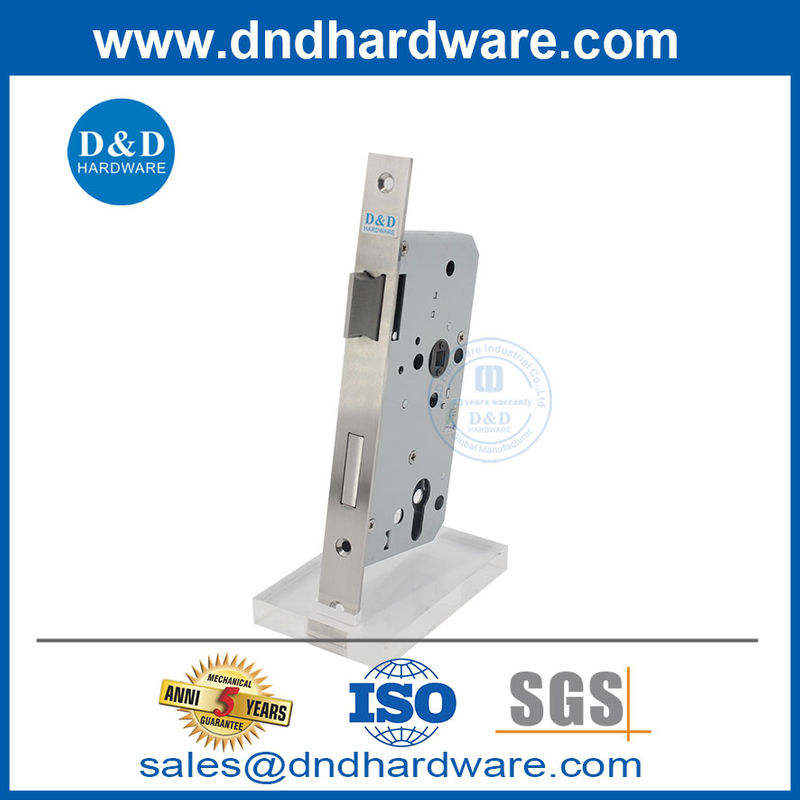 SUS304 High Security European Mortise Lock pour Evente Escape Door-DDML009-E 