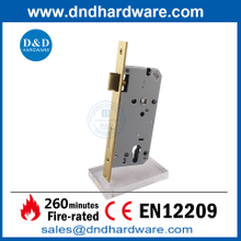 Verrons de porte de la pièce incendie EN12209 Satin en laiton extérieur Hardware Lockware-Ddml009 