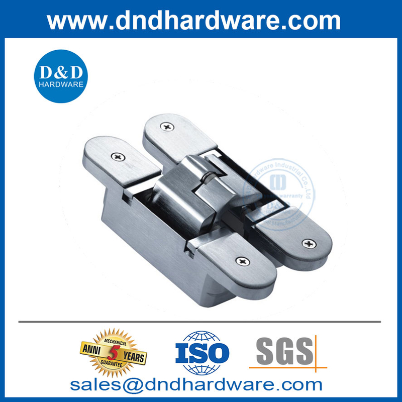 Acier inoxydable 304 Hardware de porte dissimulée Réglage des charnières de porte cachées-DDCH012