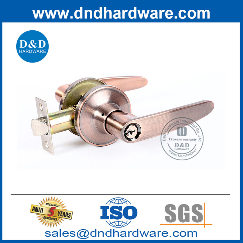 Zinc alliage antique en cuivre Couleur commerciale Lock Set-Ddlk077