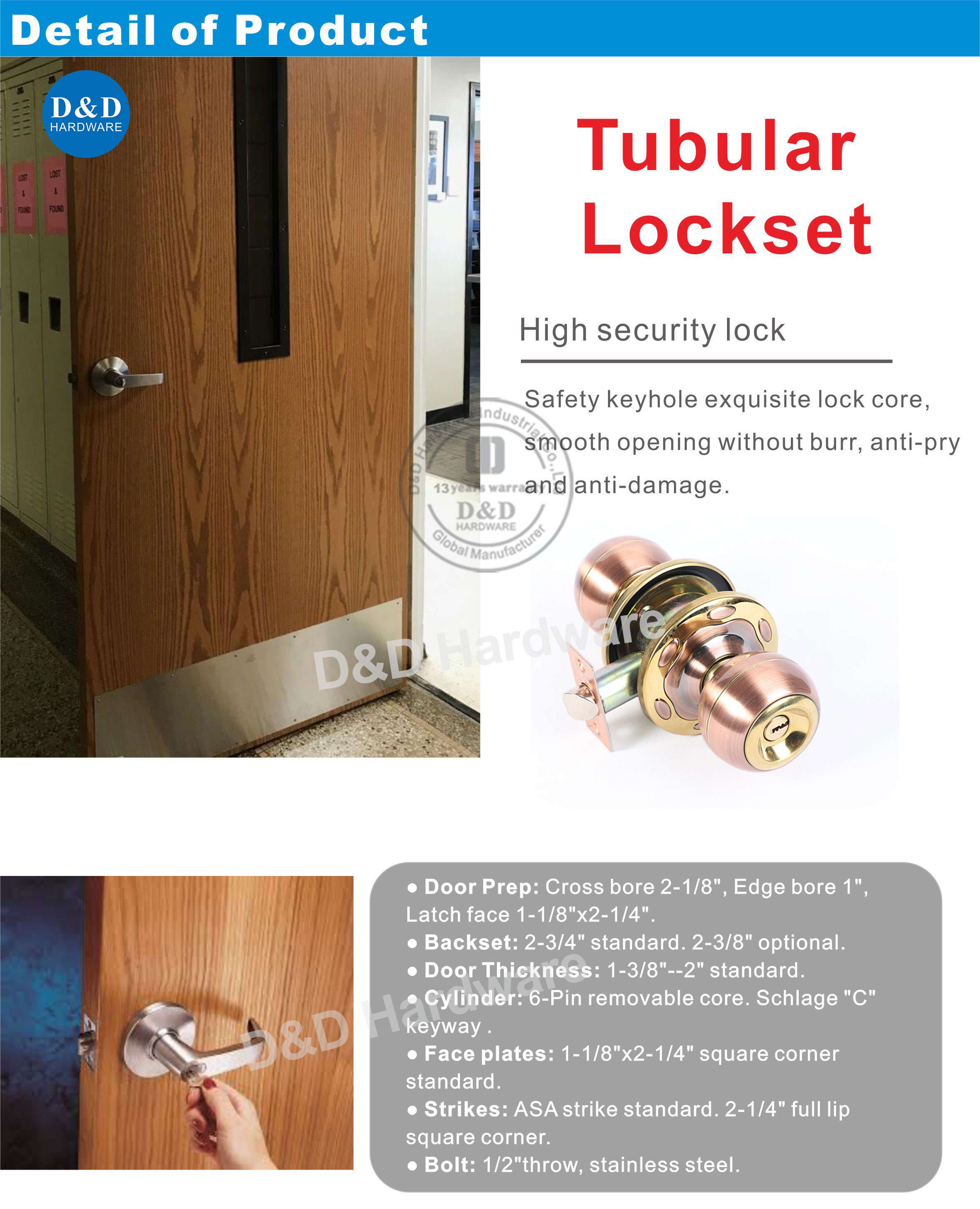 Tubular-Lockset-DDLK054