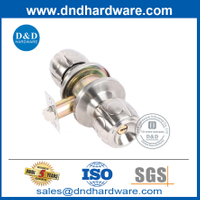 Satin nickel zinc alliage de porte verrouillage de porte avec touches d'ordinateur-ddlk044