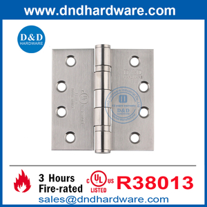 UL Litté de 4 pouces de porte commerciale charnière en acier inoxydable-DDSS001-FR-4X4X3.4