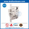 Acier inoxydable 304 verrouillage de porte de dortoir ul ANSI Grade 1 Berrouille de pêne morte pour appartement-ddal20 f20