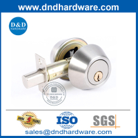 Nickel en satin argent en alliage zinc Nouveau porte d'entrée verrouillage cylindrique Deadbolt-ddlk023