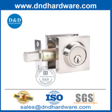 Alliage en alliage de zinc nickel carré extérieur bouton de porte mouton ddlk030
