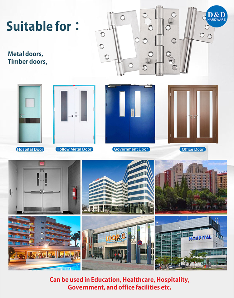 Types de charnières de porte