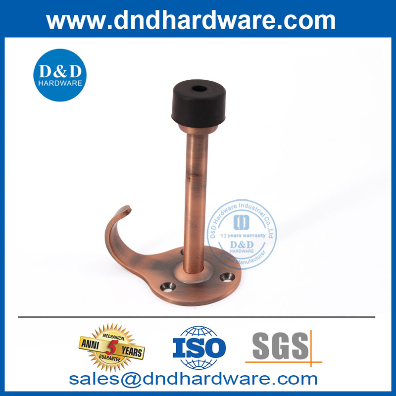 Porte en acier inoxydable en cuivre antique avec hook-ddds017