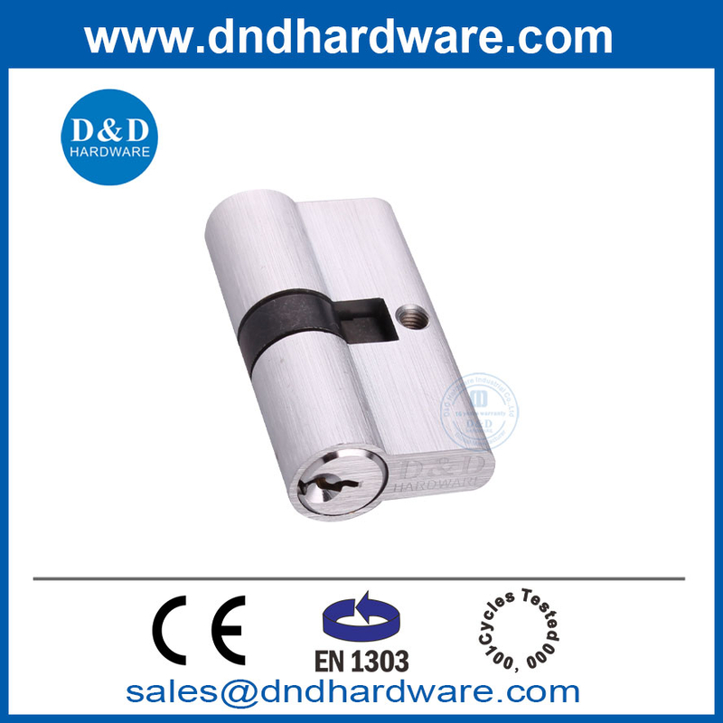 BS EN1303 Euro Door Mortise Lock Cylinder pour les serrures de porte laiton 60 mm-ddlc003