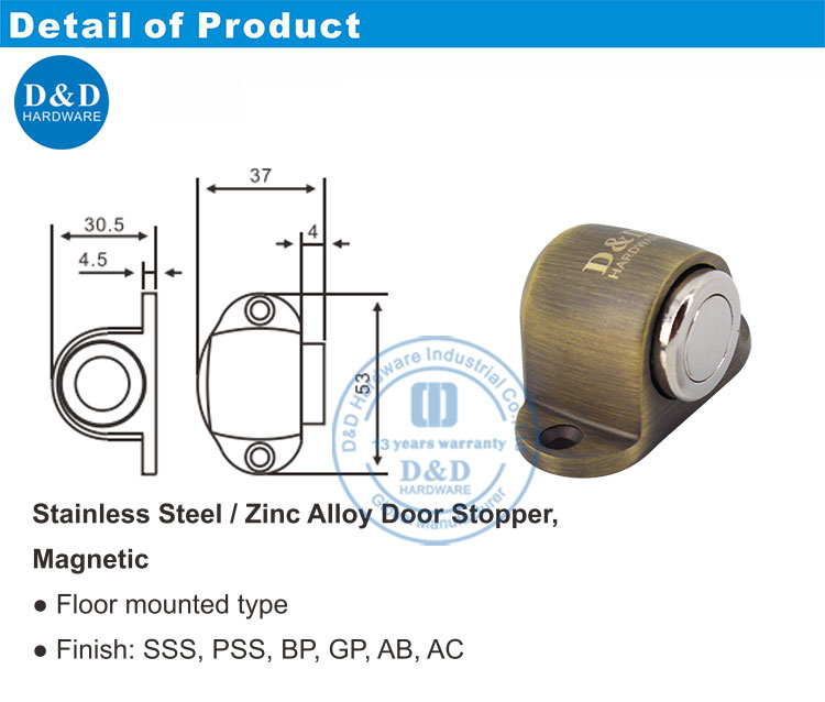 stopper de la porte de sécurité-DDD031 
