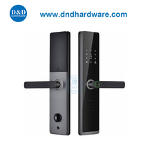 Sécurité à domicile Alarme numérique Smart Finger Empreinte verrous de porte avec clé mécanique-DDL008
