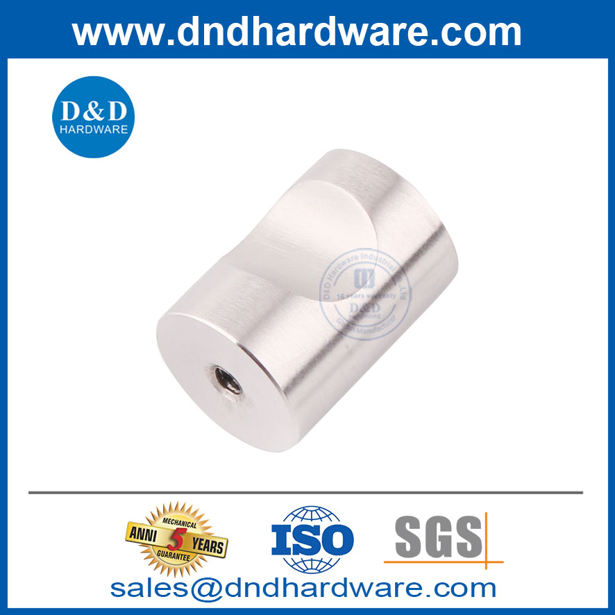 Acier en acier inoxydable carré T Cabinet de meubles de meubles de meubles et boutons-ddfh043