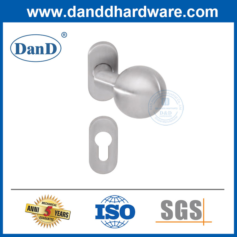 Design moderne 304 Poigure de porte en acier inoxydable Handle de mouton de cadre étroit DDNH004