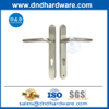 Pointe de porte Plaque en acier inoxydable étroite plaque ovale de la chambre à coucher le levier de porte Handle-DDNP001
