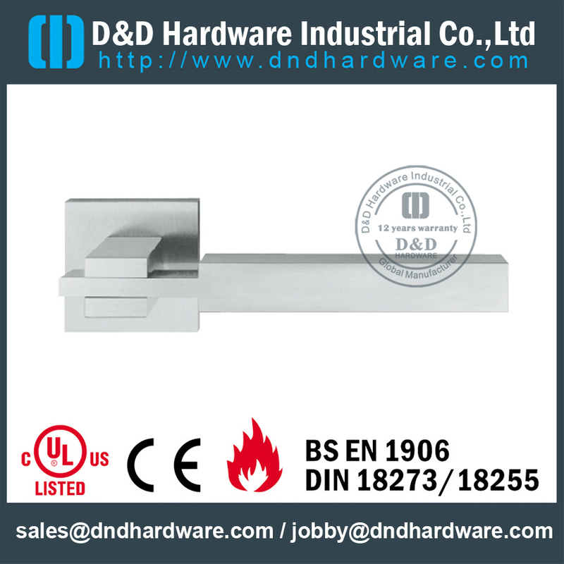 SS304 Poignée de porte carrée spéciale pour porte en bois - DDSH209