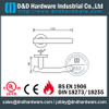Acier inoxydable 304 Bend T Forme du levier interne Poignée pour la porte en bois -ddth013