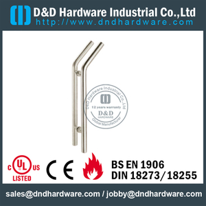 Acier inoxydable 316 Poignée de traction moderne pour la porte extérieure en verre DDPH009