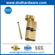 Finition en or satiné 70 mm de salle de bain européenne de porte en laiton verrouillage de porte en laiton-ddlc007