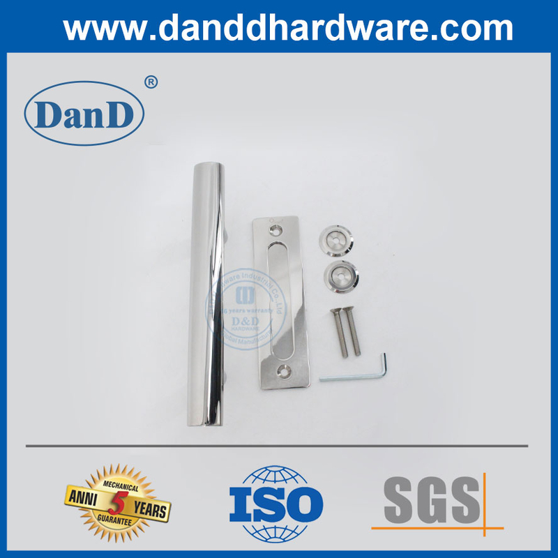 Poignée de porte coulissante en acier inoxydable Poigrés de la porte de la grange intérieure Set-DDBD101