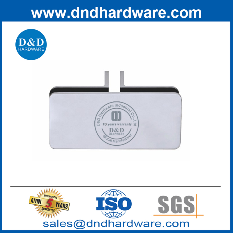 SS304 Glass Pannel Murning Mounting matériel support Clamp-DDGH007