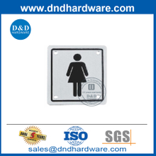 SS304 Plaque de panneaux de porte de lavabo féminin avec design-ddsp002 moderne
