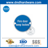 SS304 'Fire Door Going Locked ' Plaque de panneau Plaque d'incendie Indication-DDDSP007