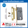 Verrons de porte de la pièce incendie EN12209 Satin en laiton extérieur Hardware Lockware-Ddml009 