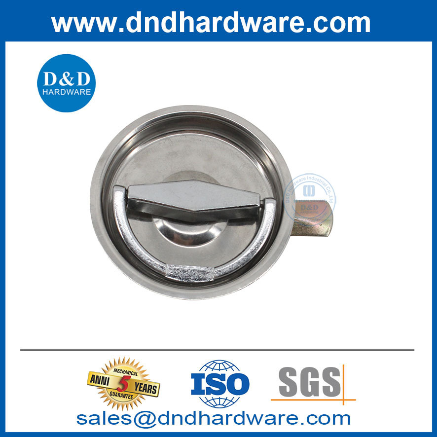 Acier inoxydable 304 Panneau Handle en alliage de zinc Fire Fiche Armoire à moulinet Lock-DDA001