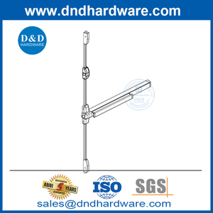 4 points serrures en acier inoxydable et en aluminium vertical de la tige de panique de sortie du dispositif-ddpd306